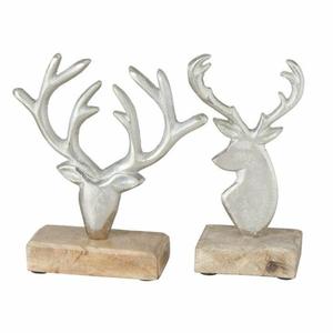 Escultura Familiar de Ciervos Plateados Hecha a Mano, Decoración de Mesa para el Hogar, Tema Navideño, Diseño Moderno, Objetos Decorativos, Juegos de Regalo - Product Image 2