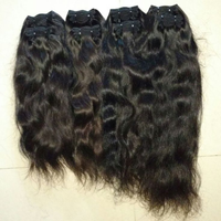 Cheveux humains vierges d'Inde du Sud, marque Temple Sourced SV3, modèle SV301, sans produits chimiques, épais et sains, 100g