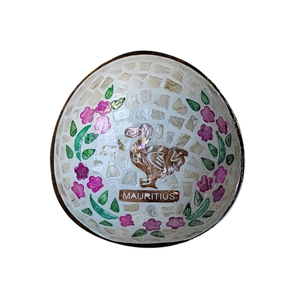 Bols en noix de coco bio personnalisables Imperial Spirit Orient, motifs floraux peints à la main, export en gros, prix compétitif - Product Image 1