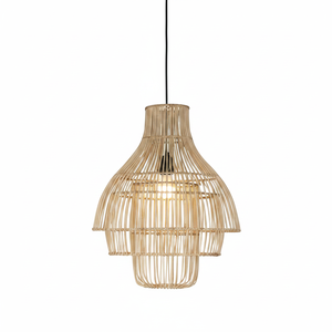 Eco Friendly Rattan Lampshade Handmade <b>Light</b> Shade Boho Hanging Lamp <b>Cover</b> Customized Home Decor Lighting Hotel Cafe Restaurant - Product Image 3