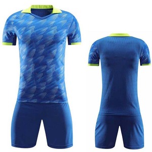 Uniforme de Fútbol de Club con Nuevo Diseño, Cómodo, de Secado Rápido, Transpirable, 100% Poliéster, Cuello en V, Logotipo Personalizado - Product Image 2