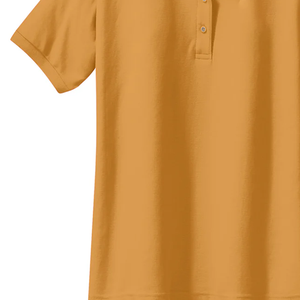 Polo pour femme SGRho Sorority de haute qualité, col boutonné décontracté, logo brodé personnalisé avec lettres grecques, style sport premium - Product Image 4