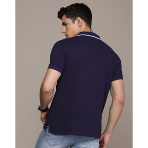 เสื้อโปโลชาย แขนสั้น คอปก สีตัดต่อ สวมใส่สบาย ระบายอากาศได้ดี ทรงปกติ ผ้าคุณภาพสูง 100% ผ้าฝ้าย ขายส่ง เสื้อผ้าสตรีทแวร์ - Product Image 2