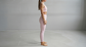 Ensemble de yoga rose sans couture, soutien-gorge de sport côtelé et leggings taille haute, vêtements de sport pour femmes, personnalisable - Product Image 5