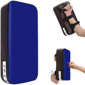 High-Density Foam Curved Strike <b>Shield</b> Heavy Duty PU Leather Boxing Kick Pad Muay Thai MMA Focus Target Training Equipment - Product Image 1