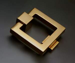 Timbre de puerta de latón macizo fundido, resistente, para entrada principal, estilo antiguo - Product Image 2