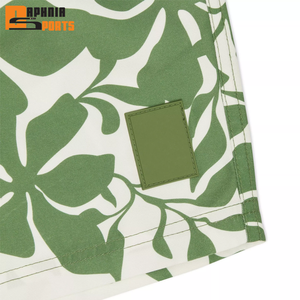 Bañadores de hombre sin tirantes con logo personalizado, shorts de playa con forro de malla, shorts de tabla casuales de secado rápido con estampado frontal por transferencia térmica de 5 pulgadas - Product Image 3