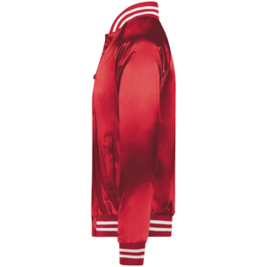 Plus Size Customized Design Team Name & Number Jacket Breathable Embroidered Winter Satin Varsity Jacket For Men - Product Image 1