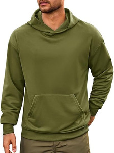 Sudadera con Capucha Personalizada para Hombre, Ligera, Mezcla de Algodón y Poliéster, Manga Larga, Informal, con Bolsillo Tipo Canguro, Ropa de Moda - Product Image 1