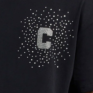 T-shirt tendance 100 % coton avec strass pour homme, anti-plis et séchage rapide, faible MOQ, prix usine - Product Image 6