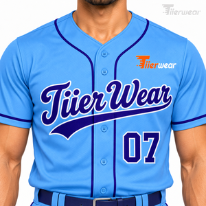 Uniformes de Béisbol y Sóftbol de la Mejor Calidad, Uniformes Deportivos Personalizados Sublimados de Alta Calidad con Diseño de Tela Tackle Twill - Product Image 5