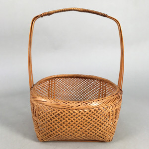 Brown Bamboo Flower <b>Basket</b> Natural Gift Hampers with Cheapest Price <b>Wicker</b> <b>Baskets</b> for Gifts - Product Image 3