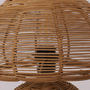 Boho Rattan Table Lamp Decorative Ceiling <b>Light</b> For Living Room Cafe Handmade Natural Pendant Lamp For Home Decor - Product Image 5