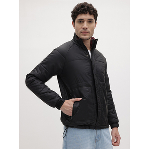 Men's Quilted <b>Puffer</b> <b>Jacket</b> Outdoor Winter Windbreaker Zipper Closure Lightweight Color Block Outerwear <b>Puffer</b> <b>Jacket</b> - Product Image 2