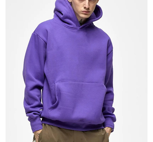 Sudaderas con Capucha Cortas para Hombre, 100% Algodón, Coloridas, Estilo Urbano, Gruesas, para Invierno, en Oferta Online - Product Image 2