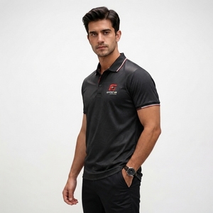 Polo pour homme en coton premium, vêtements de performance, marque privée, avec service OEM, tailles OEM, solution de fabricant en gros - Product Image 4