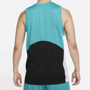 Débardeur Homme Index Apparel Color Block Col Rond Séchage Rapide Sportif Tricoté Sans Manches Teal Noir Blanc - Product Image 2
