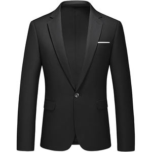 Trajes Formales de Negocios para Hombre de Doble Botonadura, Personalizables, de Buena Calidad, Antiarrugas, Corte Entallado, Tallas Grandes, Blazer Casual para Boda - Product Image 1