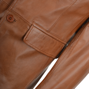 Blazer de Cuero para Hombre, Precio Ajustable, Antiarrugas, Calidad Premium, Transpirable y Ligero, Totalmente Personalizable - Product Image 6