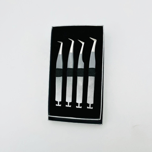 Pinzas de Precisión para Pestañas, Color Marrón, 70 Grados, para Colocación y Extracción de Pestañas Postizas, Diseño Ergonómico Antideslizante, Agarre Personalizado - Product Image 2