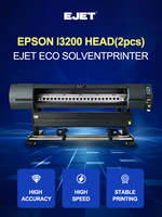 Plóter EJET de Alta Gama a Precio Económico de 1.3m, 1.6m, 1.9m, 2.5m y 3.2m con Cabezal I3200/DX11/XP600/DX5/DX7, Impresora Ecosolvente de Inyección de Tinta para Exteriores