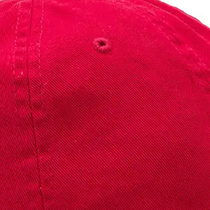 <b>Red</b> Unisex Cotton Baseball Cap Adjustable Fit Casual <b>Hat</b> for Adults Four Seasons Wear - Product Image 6