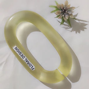 Chaîne en résine grande taille, maillons colorés pour décoration murale, séparateur de pièce DIY et accessoires de rideaux - Product Image 1