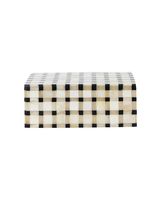 Boîte à bijoux de luxe en résine de qualité supérieure avec incrustation de nacre, écologique, style nordique moderne, rangement pour salon