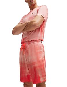 Pantalones cortos informales transpirables sólidos de malla con estampado floral logotipo personalizado ropa deportiva de secado rápido para hombre - Product Image 4