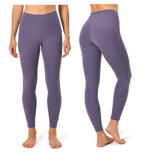Leggings Deportivos de Cintura Alta para Mujer, Pantalones de Fitness de Spandex/Nailon de Primera Calidad, Diseño Sólido - Product Image 6