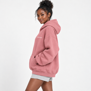 <b>Longline</b> Pullover <b>Hoodie</b> <b>Women</b> <b>Women's</b> Relaxed Hooded Sweatshirt Deep hood French Terry Cotton Custom Logo Supplier Bulk Supply - Product Image 6