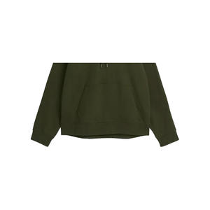 ชุดเดรสสเวตเชิ้ตผ้าฟลีซสำหรับผู้หญิงแบบกำหนดเอง ผ้าฝ้าย 100% ระบายอากาศได้ดี กันลม เป็นมิตรกับสิ่งแวดล้อม น้ำหนัก 360 กรัม ปักลายนูนด้านหน้า - Product Image 3