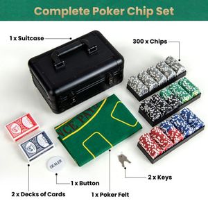 Ricreazioni familiari Texas Holdem Set di Chip da Poker per giochi di carte - Product Image 6