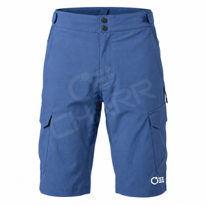 Pantalones Cortos de Ciclismo MTB Acolchados Transpirables de Algodón/Poliéster para Hombre, de Alta Calidad, Resistentes al Agua, de Secado Rápido, Personalizables, Venta al Por Mayor - Product Image 3
