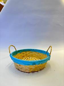 Panier Cadeau en Rotin Tressé Écologique Fait Main, Couleur Personnalisée, Taille Personnalisée, pour Noël, Mariages, Fêtes, Pique-niques, Fruits, Artisanat - Product Image 5