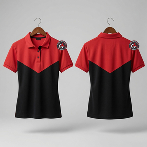 Delta | Sigma | Theta Soror Polo Camisetas Fábrica hecha al por mayor precio barato de alto grado Mujeres Polo Shirt - Product Image 2
