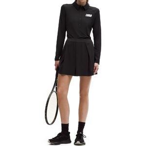 Polo de Manga Larga de Secado Rápido de Última Tendencia para Mujer, Transpirable, Elástico, con Logotipo Personalizado, Informal, Marca Privada - Product Image 5