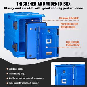 Piatto da cucina impilabile per camion di cibo per servizi di ristorazione isolato 90L - Product Image 4
