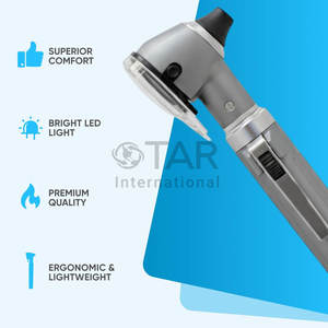 Mini otoscope à fibre optique, auriscope, endoscope ORL à fibre optique, pour examen diagnostique, professionnel, médical, otoscope auriculaire lumineux - Product Image 2