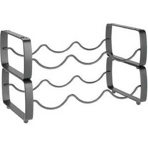 Porte-bouteilles mural carré en bois pour bars à domicile, pubs, usage décoratif, support pour bouteilles de vin - Product Image 5