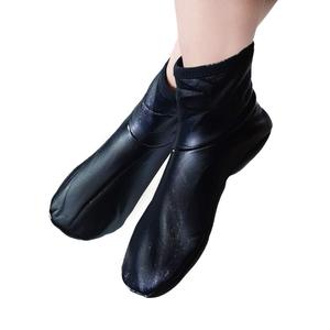 OEM 2026 Black Colour Unisex <b>Winter</b> Leather <b>Socks</b> Men's Genuine Leather <b>Socks</b> For Prayers Genuine Leather <b>Socks</b> - Product Image 3