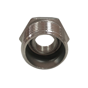 Bague hexagonale en acier inoxydable moulé sur mesure OEM/ODM avec logo personnalisé, raccords de tuyauterie de haute précision pour diverses industries, finition lisse - Product Image 5