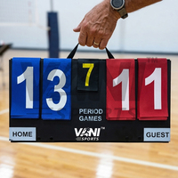 Tableau de score portable manuel multi-sports, tableau de score à bascule pour volley-ball, football, tennis, sports de table, enregistreur de scores