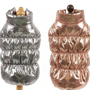 Abrigos para Perros sin Mangas con Cuello Reforzado y Cosido, para Clima Frío Invernal, Ropa Exterior Acolchada Suave y Brillante - Product Image 5