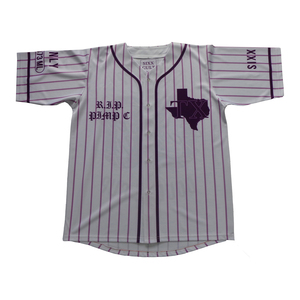 Camisetas de Béisbol Personalizadas con Rayas, Ropa Deportiva Transpirable para Softbol, Uniformes de Equipo Sublimados con Seis Botones - Product Image 1
