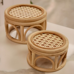 Outdoor Decor Garden Decorations Modern Style Rattan <b>Plant</b> <b>Basket</b> rainbow - Product Image 6