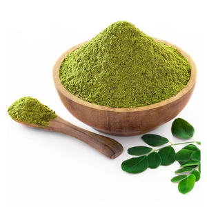 Extrait de poudre de feuilles de Moringa sauvage, riche en nutriments végétaux, complément alimentaire à base de plantes pour le soutien de la bien-être - Product Image 1