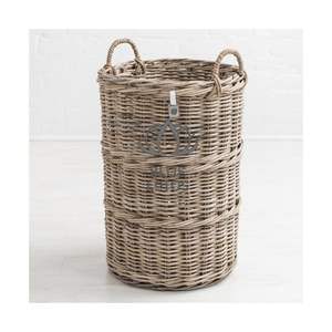 TOP SELLING 2026 Rattan Storage <b>Bin</b> For Mudroom And Winter Gear Pure 100% Handmade Clean Safe Durable Rustic Style Home Decor - Product Image 1