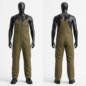 Pantalones de Trabajo de Alta Visibilidad con Certificación CE, Color Verde Oliva, 300 GSM, Algodón y Poliéster, Bolsillos Utilitarios, Bordado Personalizado - Product Image 1