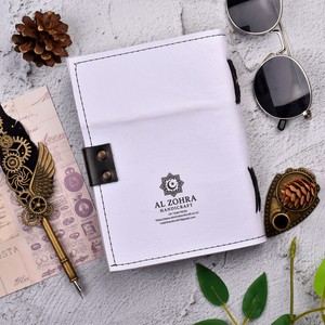 A5 Floral Motivational Handmade Paper Journal Notebook with <b>Lock</b> Closure | 100 Pages Premium <b>Diary</b> Quote Cover for Bulk Gifting - Product Image 2